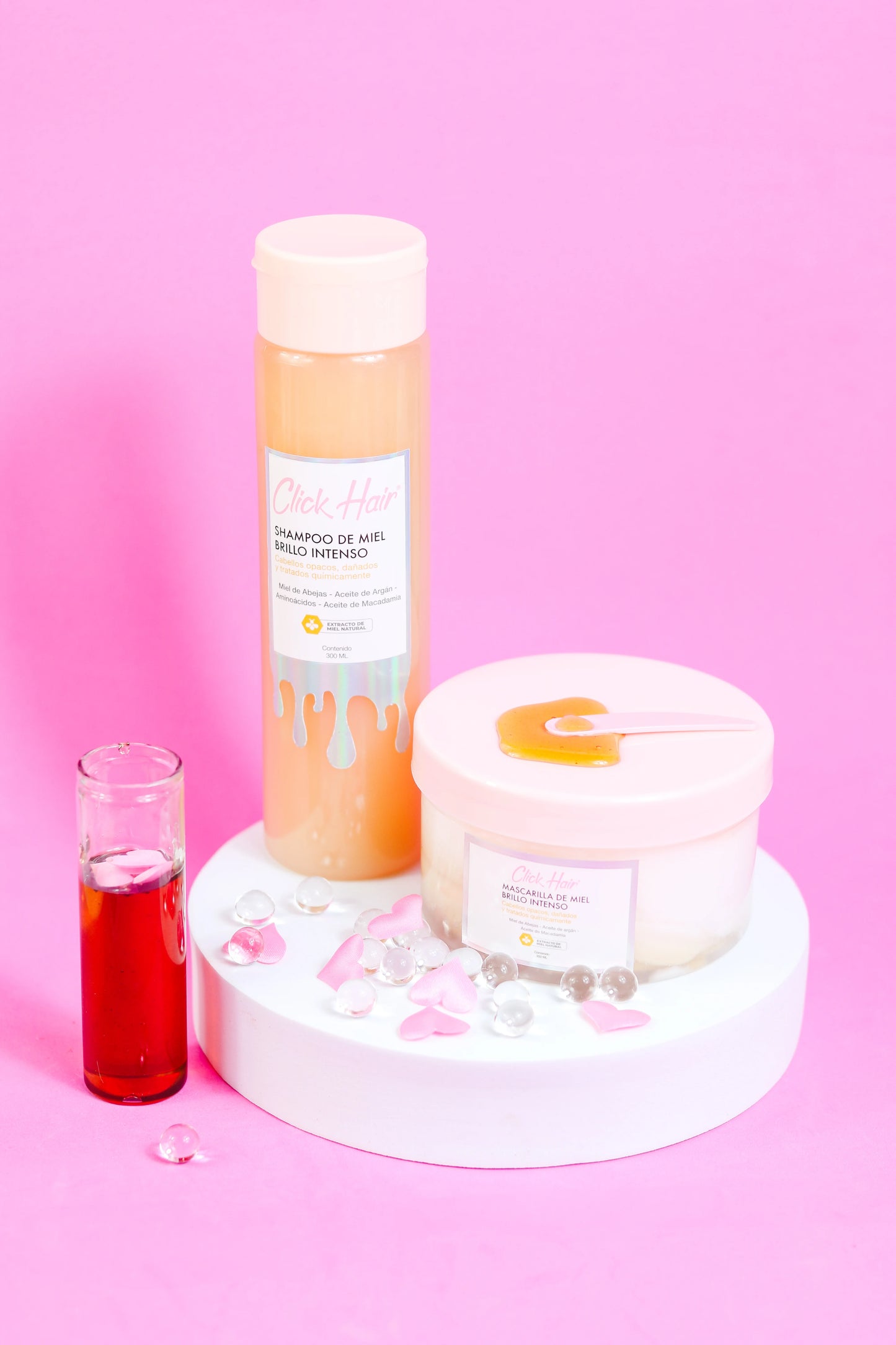 Kit Dúo de Miel Brillo Intenso | Click Hair